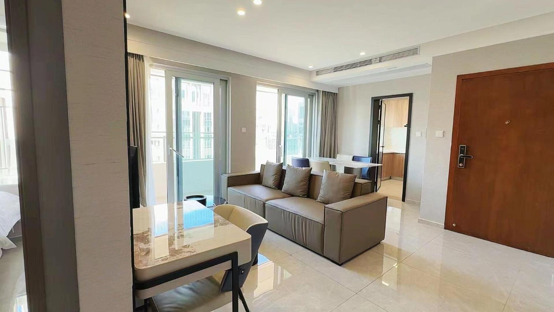 XI Ke Executive Apartment - Shenzhen Futian Exhibition Center Buitenkant foto