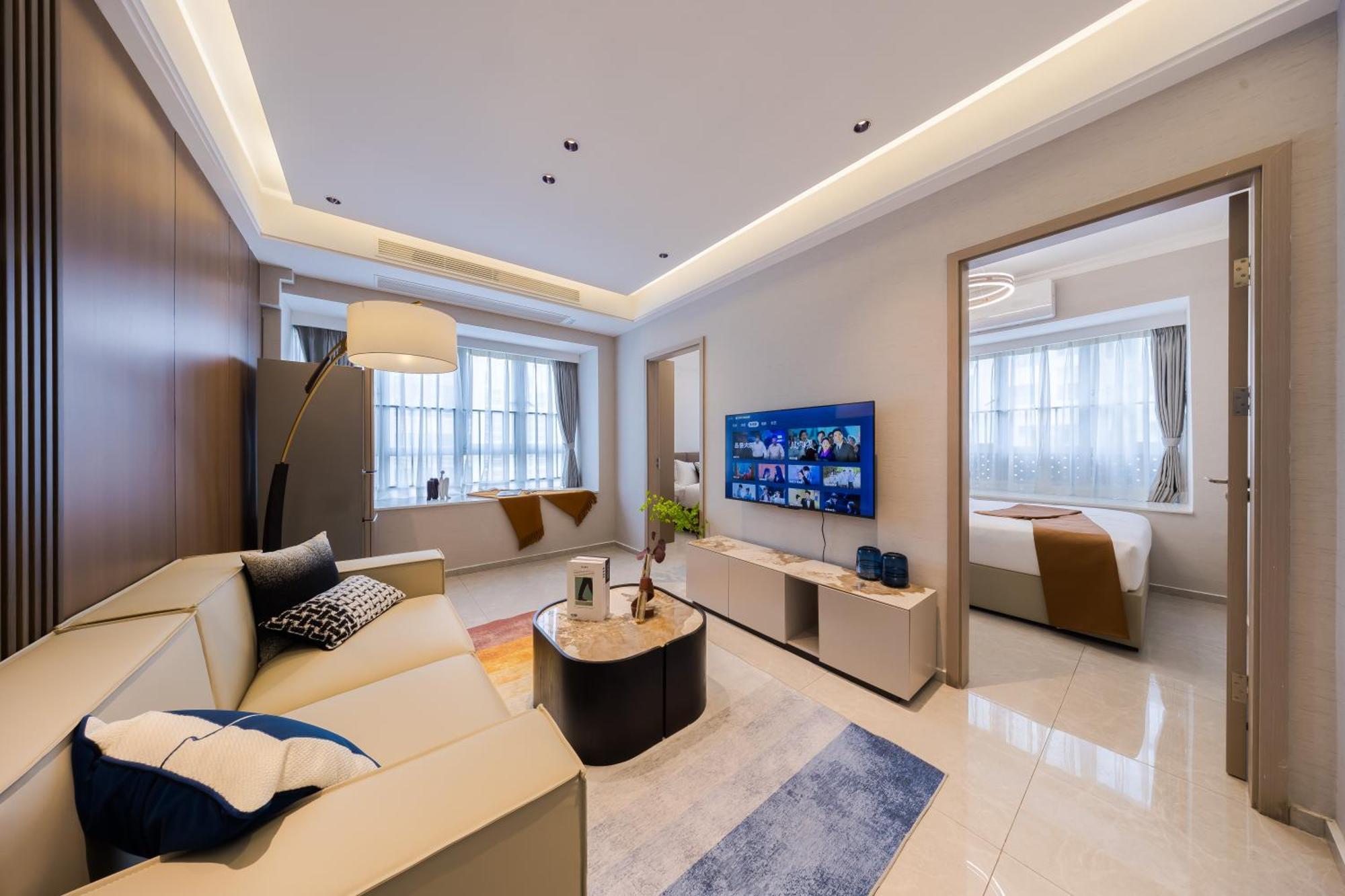 XI Ke Executive Apartment - Shenzhen Futian Exhibition Center Buitenkant foto