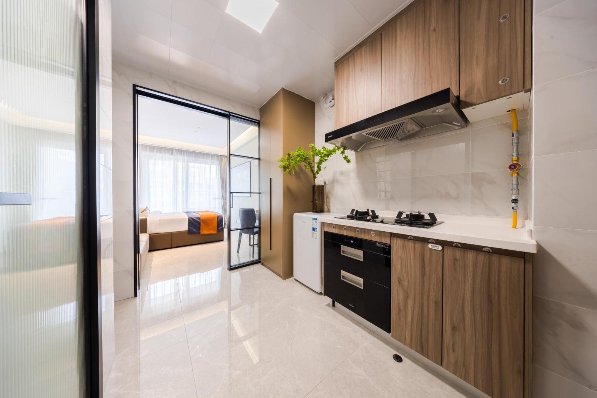XI Ke Executive Apartment - Shenzhen Futian Exhibition Center Buitenkant foto