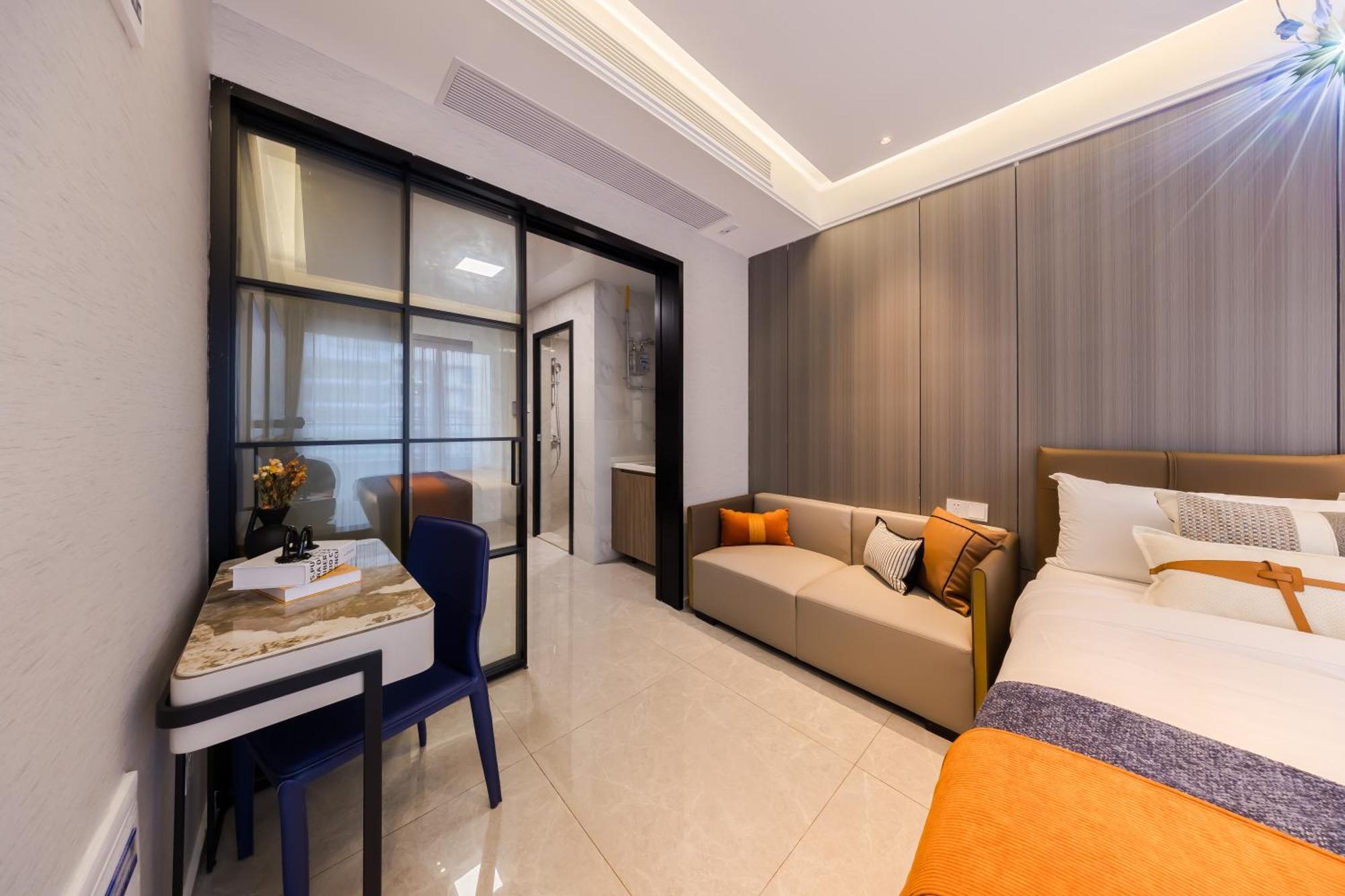 XI Ke Executive Apartment - Shenzhen Futian Exhibition Center Buitenkant foto