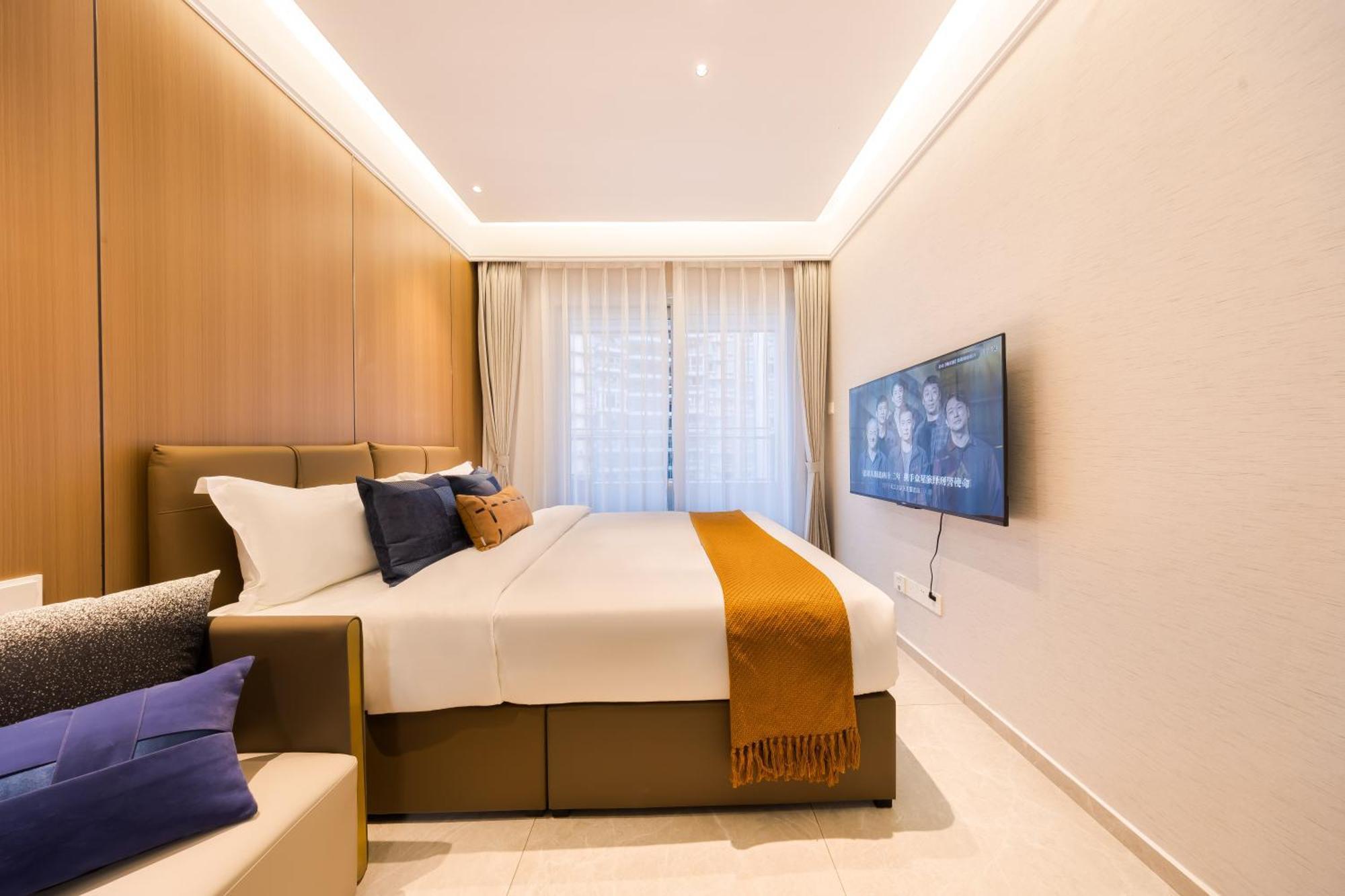 XI Ke Executive Apartment - Shenzhen Futian Exhibition Center Buitenkant foto