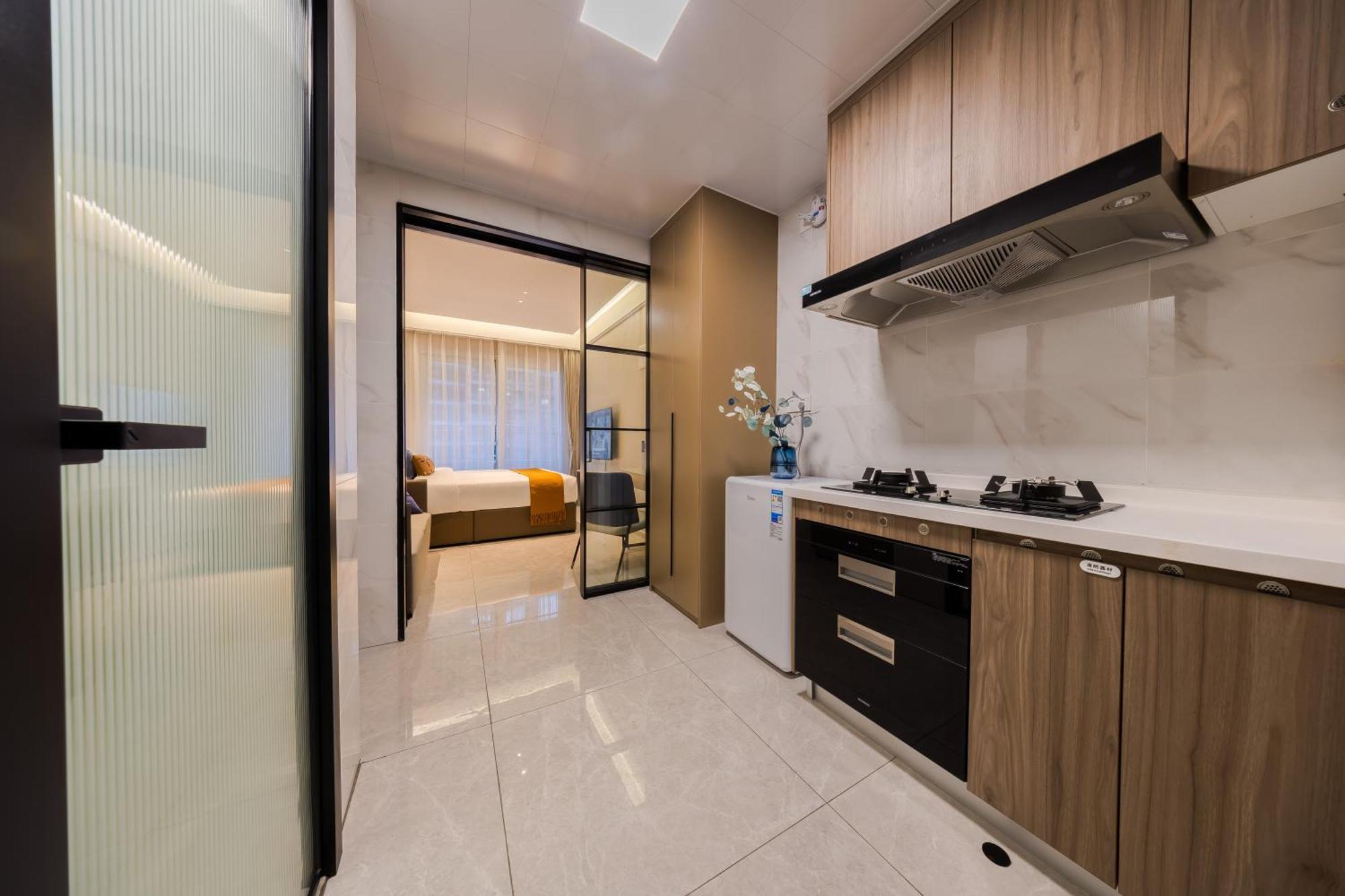 XI Ke Executive Apartment - Shenzhen Futian Exhibition Center Buitenkant foto