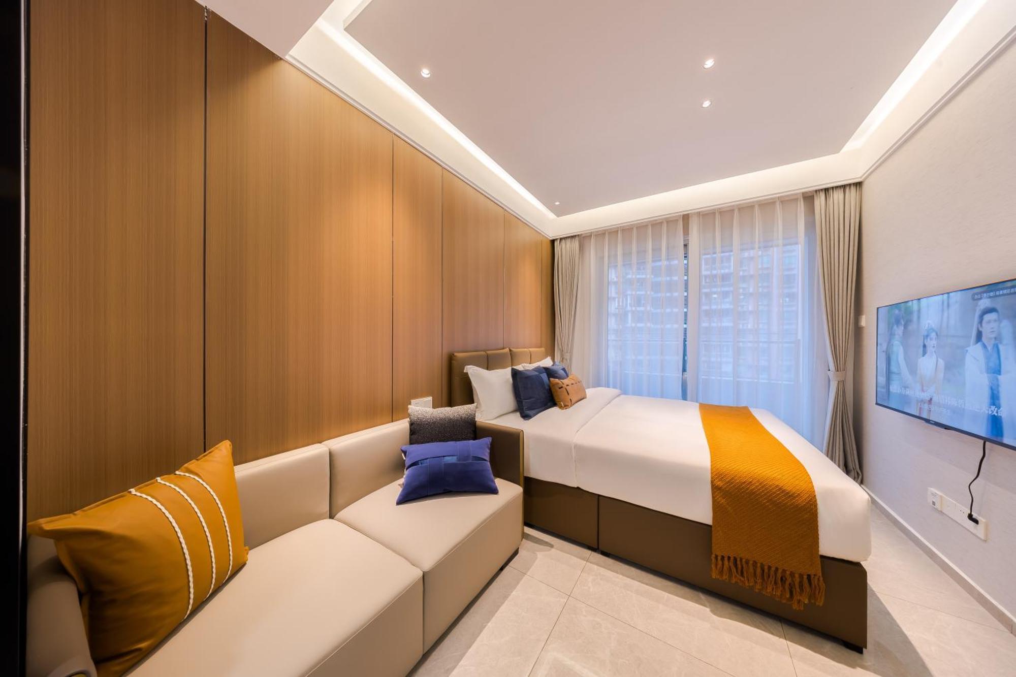 XI Ke Executive Apartment - Shenzhen Futian Exhibition Center Buitenkant foto